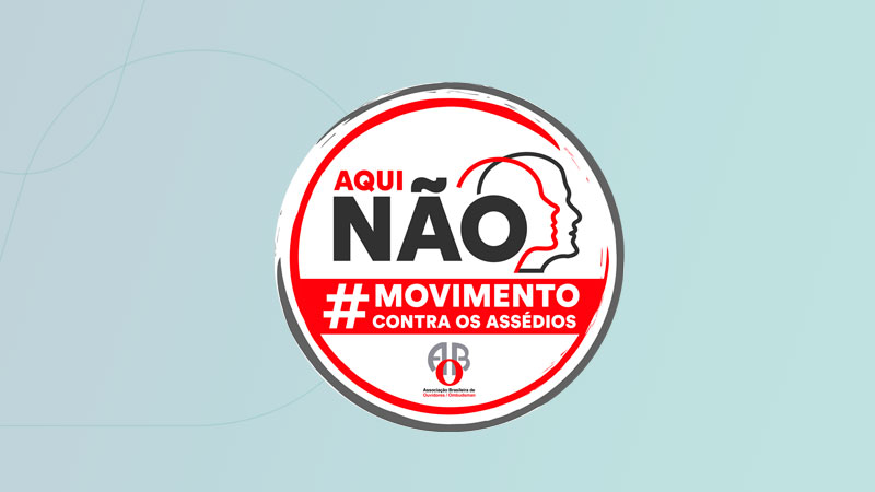 Selo Aqui Não - Movimento contra os Assédios