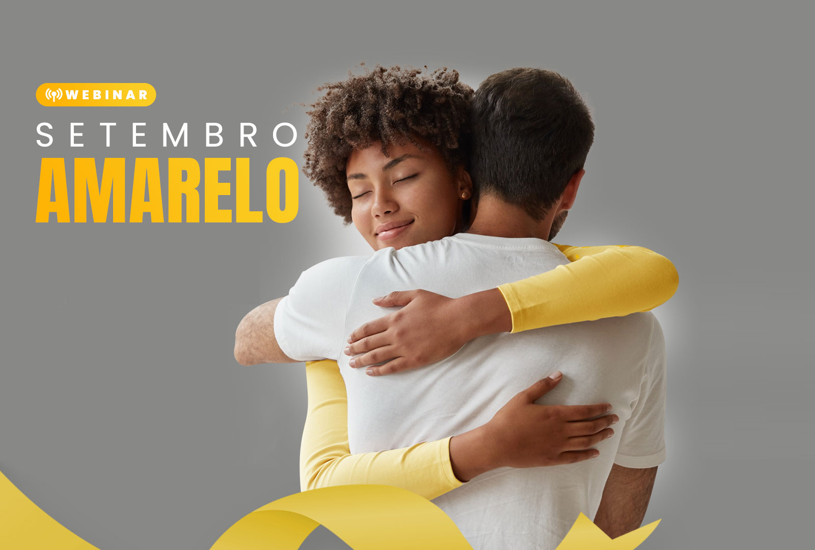 Imagem de divulgação da palestra sobre Setembro Amarelo, organizado pelo Fórum de Equidade e Diversidade das EFPC