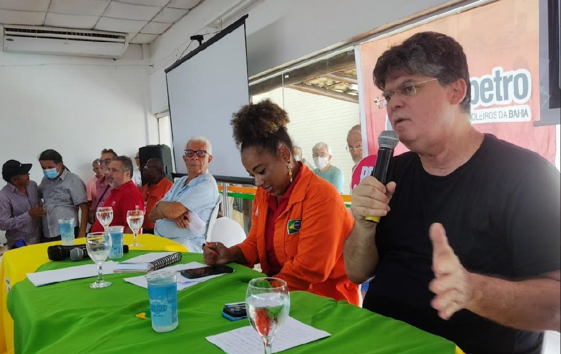 Presidente Henrique Jäger em reunião com participantes da Bahia. / Foto: Wendell Fernandes